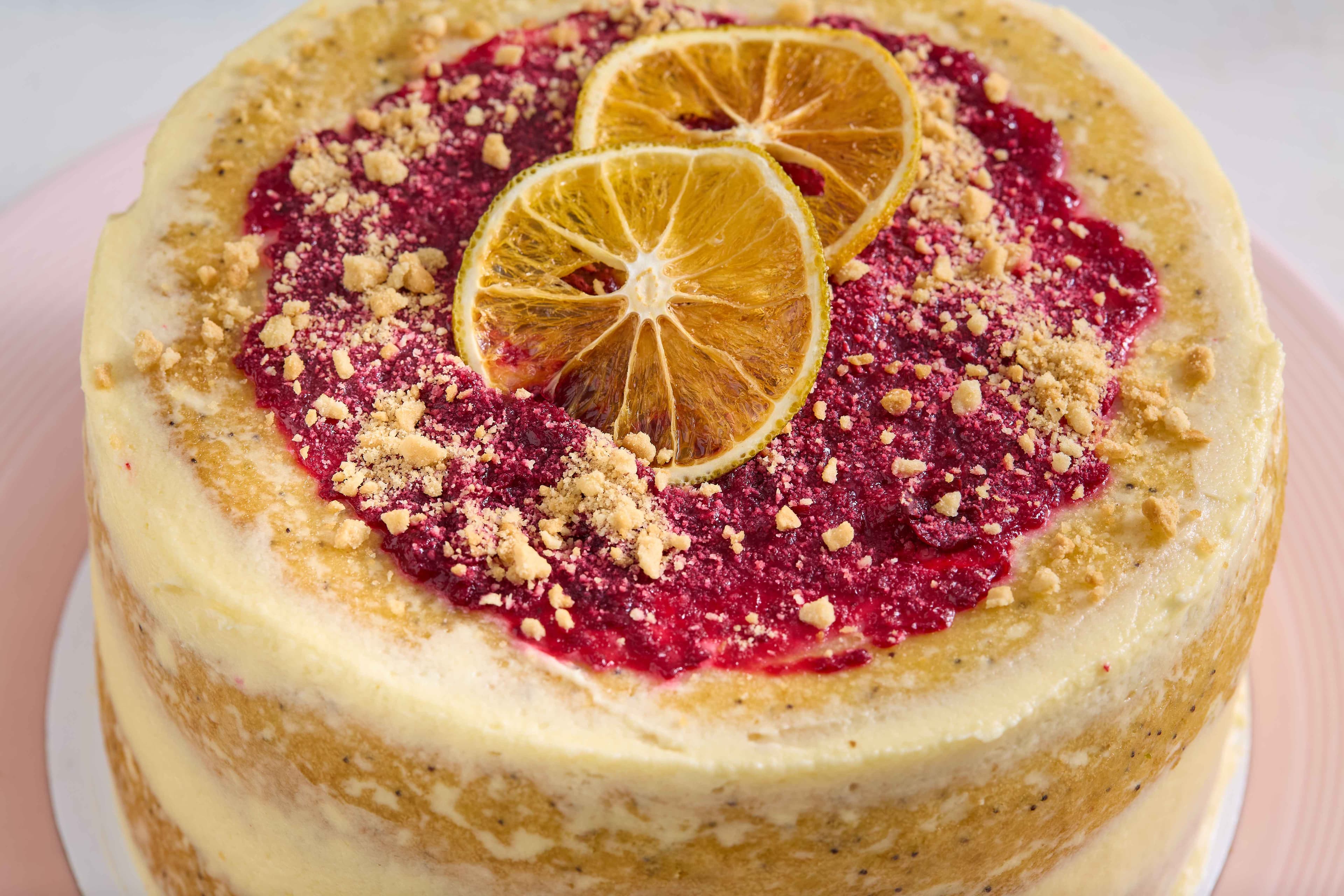 Torta de amapola y limón